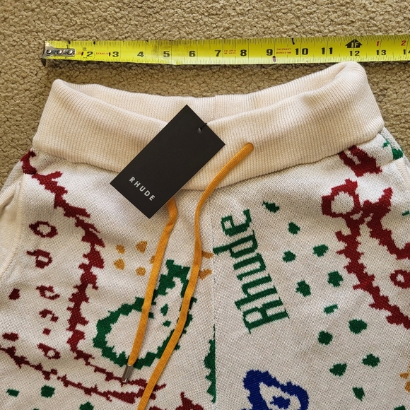 Rhude Multicolor Knit Shorts - Picture 11 of 13
